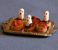 Dollhouse Miniature Cupcakes, Ghost